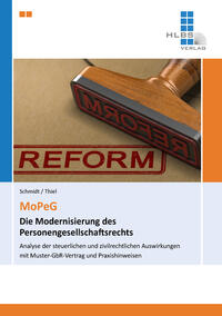 Vorderes Coverbild MoPeG – Die Modernisierung des Personengesellschaftsrechts