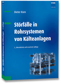 Vorderes Coverbild (hohe Qualität) Störfälle in Rohrsystemen von Kälteanlagen