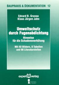 Vorderes Coverbild Umweltschutz durch Fugenabdichtung
