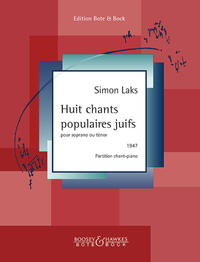 Vorderes Coverbild Huit chants populaires juifs