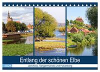 Vorderes Coverbild Entlang der schönen Elbe - Jerichow, Tangermünde und Havelberg (Tischkalender 2026 DIN A5 quer), CALVENDO Monatskalender