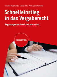 Vorderes Coverbild Schnelleinstieg in das Vergaberecht