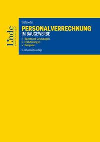 Vorderes Coverbild Personalverrechnung im Baugewerbe