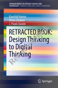 Vorderes Coverbild Design Thinking to Digital Thinking