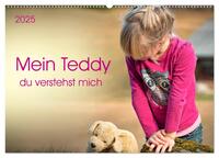 Vorderes Coverbild Mein Teddy - du verstehst mich (Wandkalender 2025 DIN A2 quer), CALVENDO Monatskalender