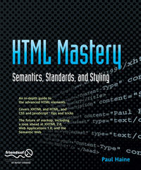 Vorderes Coverbild HTML Mastery