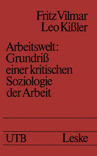 Vorderes Coverbild Arbeitswelt