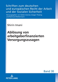 Vorderes Coverbild Ablösung von arbeitgeberfinanzierten Versorgungszusagen
