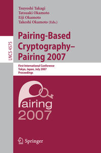 Vorderes Coverbild Pairing-Based Cryptography - Pairing 2007