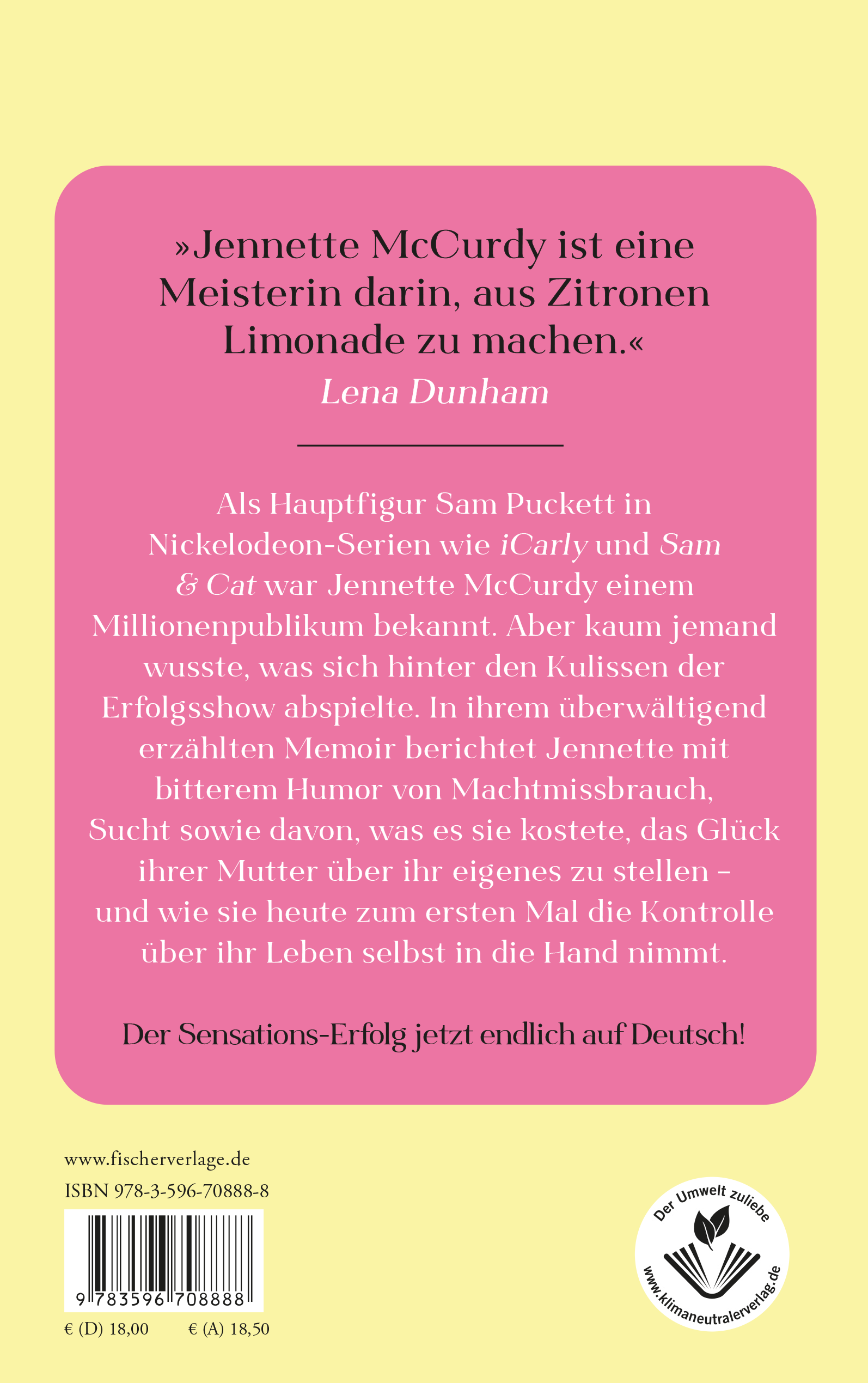 Rückseitencover I'm Glad My Mom Died