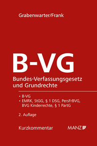 Vorderes Coverbild B-VG - Bundes-Verfassungsgesetz und Grundrechte