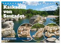 Vorderes Coverbild Kaskaden von Sautadet (Tischkalender 2025 DIN A5 quer), CALVENDO Monatskalender