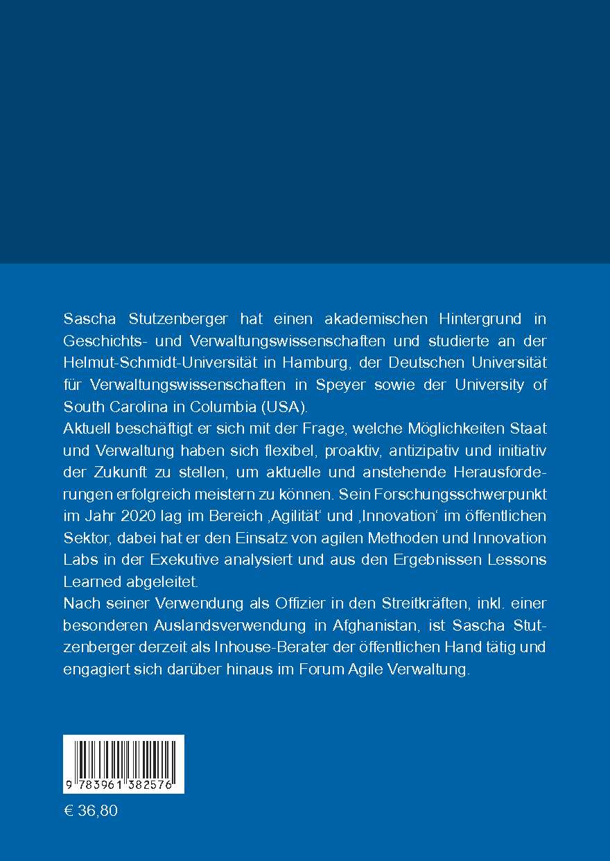 Rückseitencover Innovation und Agilität im öffentlichen Sektor