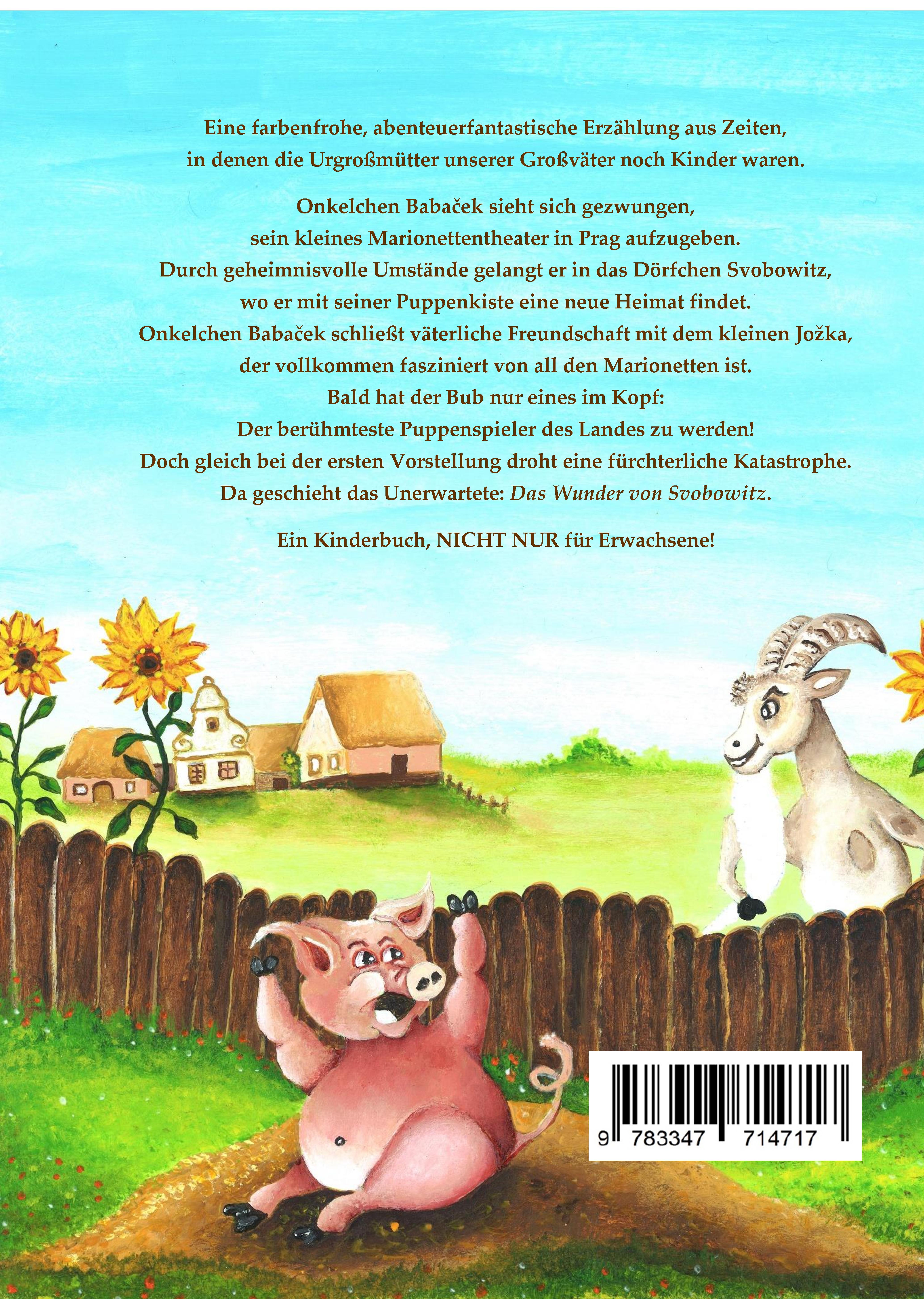 Rückseitencover Onkelchen Babacek und Das Wunder von Svobowitz