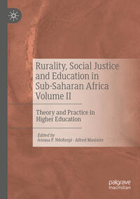Vorderes Coverbild Rurality, Social Justice and Education in Sub-Saharan Africa Volume II