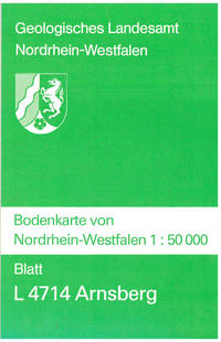 Vorderes Coverbild Bodenkarten von Nordrhein-Westfalen 1:50000 / Arnsberg