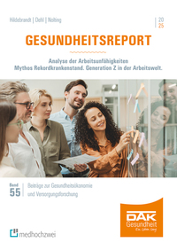 Vorderes Coverbild Gesundheitsreport 2025