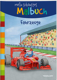 Vorderes Coverbild Mein schönstes Malbuch. Fahrzeuge