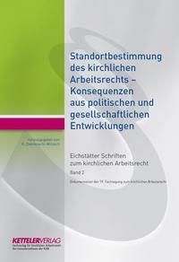 Vorderes Coverbild Eichstätter Schriften zum kirchlichen Arbeitsrecht