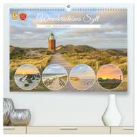 Vorderes Coverbild Wunderschönes Sylt - Perle der Nordsee (hochwertiger Premium Wandkalender 2025 DIN A2 quer), Kunstdruck in Hochglanz
