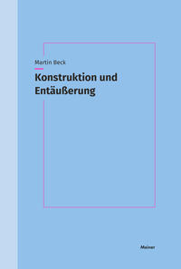 Vorderes Coverbild Konstruktion und Entäußerung