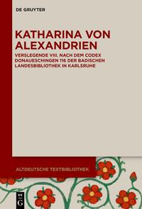 Vorderes Coverbild Katharina von Alexandrien