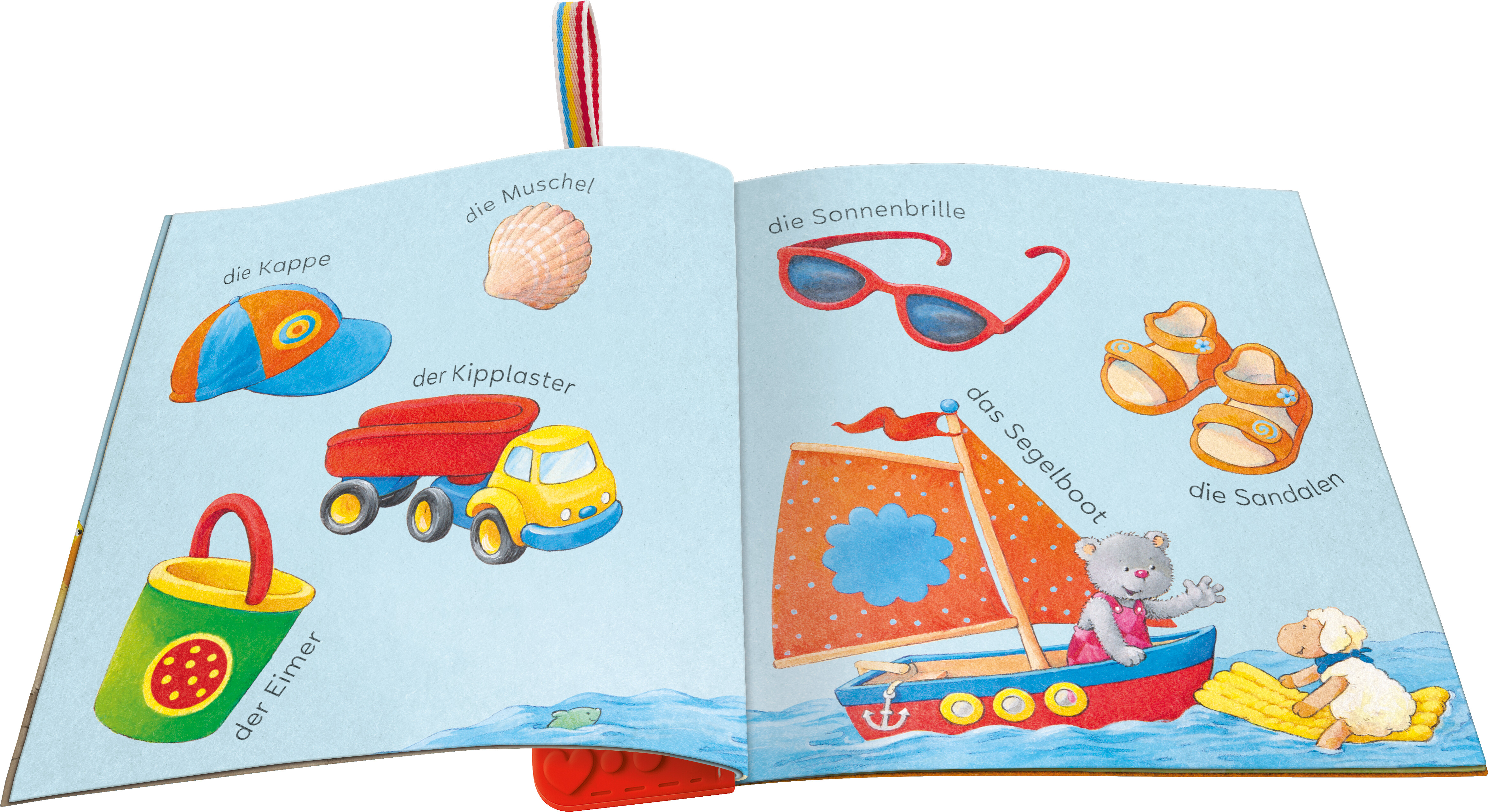 Beispielinhalt (Bild) Mein Knuddel-Knautsch-Buch - flip&pop. Meine liebsten Sachen