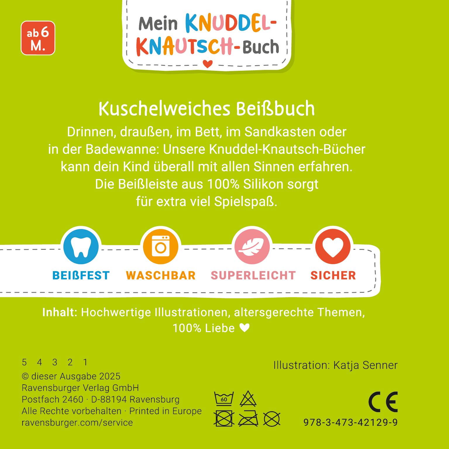 Rückseitencover Mein Knuddel-Knautsch-Buch - flip&pop. Meine liebsten Sachen