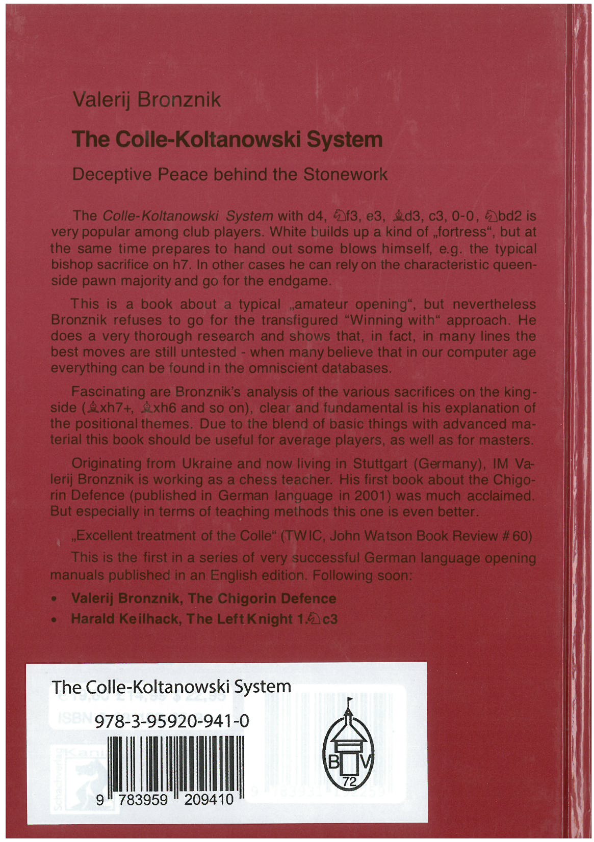 Rückseitencover The Colle-Koltanowski System