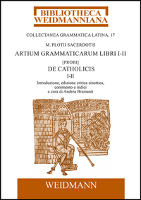 Vorderes Coverbild M. Plotii Sacerdotis Artium grammaticarum libri I-II. [Probi] De Catholicis