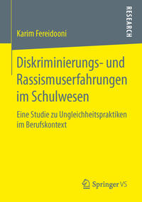 Vorderes Coverbild Diskriminierungs- und Rassismuserfahrungen im Schulwesen