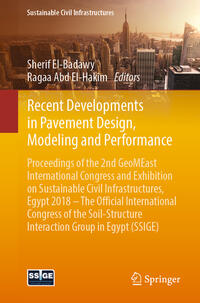 Vorderes Coverbild (hohe Qualität) Recent Developments in Pavement Design, Modeling and Performance