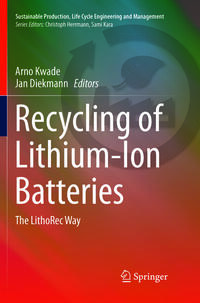 Vorderes Coverbild Recycling of Lithium-Ion Batteries