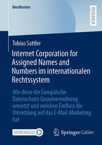 Vorderes Coverbild Internet Corporation for Assigned Names and Numbers im internationalen Rechtssystem