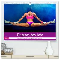 Vorderes Coverbild Fit durch das Jahr. Training für einen gesunden Körper (hochwertiger Premium Wandkalender 2026 DIN A2 quer), Kunstdruck in Hochglanz