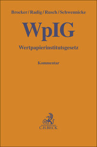 Vorderes Coverbild Wertpapierinstitutsgesetz