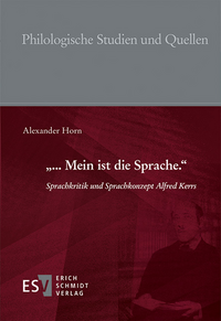 Vorderes Coverbild „... Mein ist die Sprache.“
