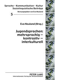 Vorderes Coverbild Jugendsprachen: mehrsprachig – kontrastiv – interkulturell