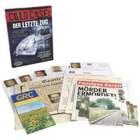 Vorderes Coverbild ThinkFun Cold Case: Der letzte Zug - Kombinationsspiel ab 14 Jahre
