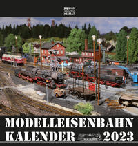 Vorderes Coverbild Modelleisenbahnkalender 2023