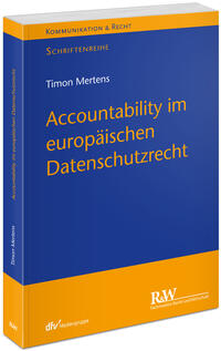 Vorderes Coverbild Accountability im europäischen Datenschutzrecht