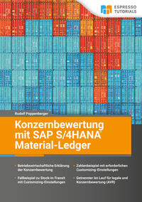 Vorderes Coverbild Konzernbewertung mit SAP S/4HANA Material-Ledger