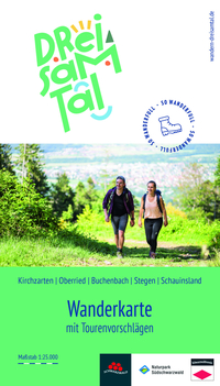 Vorderes Coverbild Wanderkarte Dreisamtal
