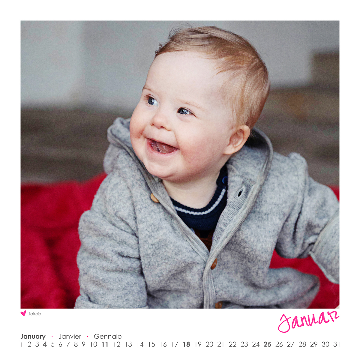 Beispielinhalt (Bild) Tischkalender A little extra 2026