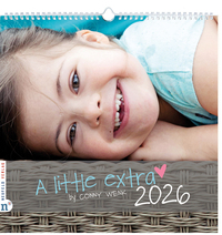 Vorderes Coverbild Tischkalender A little extra 2026