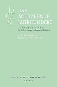 Vorderes Coverbild Das achtzehnte Jahrhundert