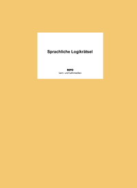 Vorderes Coverbild Sprachliche Logikrätsel