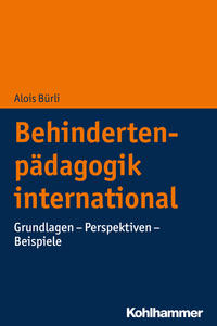 Vorderes Coverbild Behindertenpädagogik international