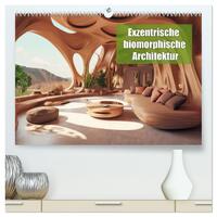 Vorderes Coverbild Exzentrische biomorphe Architektur (hochwertiger Premium Wandkalender 2025 DIN A2 quer), Kunstdruck in Hochglanz