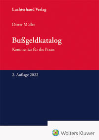 Vorderes Coverbild Bußgeldkatalog